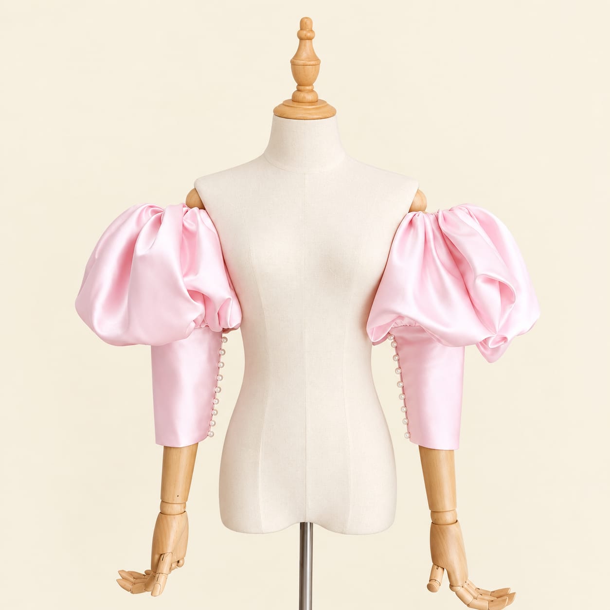 Luxury Balloon Sleeve Wedding Gown Accessory