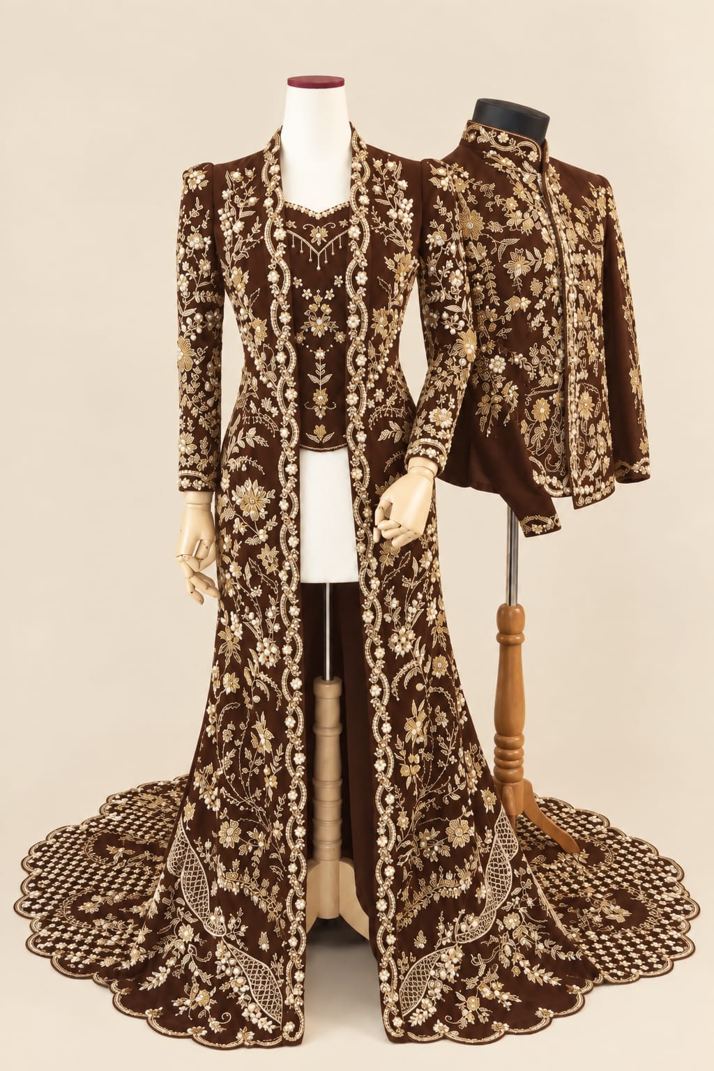 Premium Velvet Bridal Couple Kebaya | By Lunaria Couture